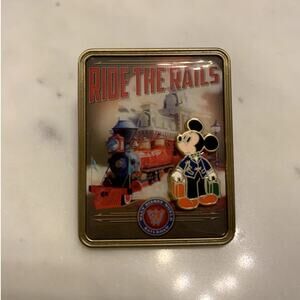Ride the Rails Mickey Train Disney Trading Pin
